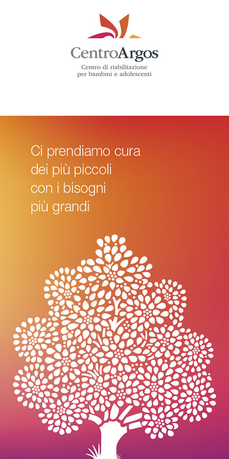 Copertina Brochure Centro Argos- Copertina della brochure informativa del Centro Argos